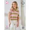 King Cole Pattern 6484 Cardigan and Top in DK