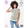 King Cole Pattern 6488 Short Sleeve and Sleeveless Tops in Dk