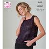 Pattern 6490 Long Sleeve Top and Vest in Firefly Aran