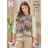 King Cole Pattern 6496 Cardigan and Waistcoat in Cottagespun DK