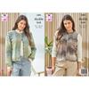 King Cole Pattern 6496 Cardigan and Waistcoat in Cottagespun DK