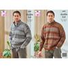 King Cole Pattern 6499 Sweaters in Cottagespun DK