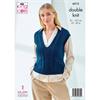 Pattern #6515 Slipover and Cardigan in Glitz DK