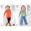King Cole Pattern 6519 Cardigan and Sweater in DK