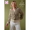 King Cole Pattern 6554 Tank Top and Cardigan Knitted in Animal Kingdom
