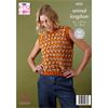 King Cole Pattern 6555 Tank Top and Sweater Knitted in Animal Kingdom