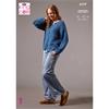 King Cole Pattern 6559 Cardigan and Sweater in Aran