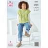King Cole Pattern 6560 Poncho and Tabard in Aran