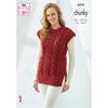 King Cole Pattern 6575 Slipover and Tunic in Chunky