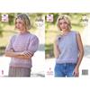 King Cole Pattern 6592 Sweater & Tank Top in Flair Solo