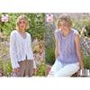 King Cole Pattern 6594 Cardigan & Top in  Flair Solo