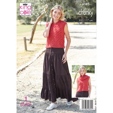 King Cole Pattern 6595 Sweater & Top in Flair Solo