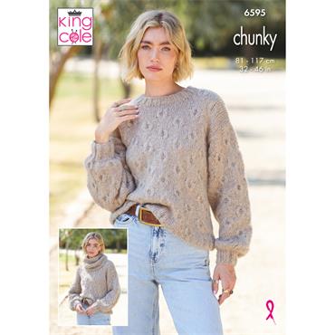King Cole Pattern 6595 Sweater & Top in Flair Solo