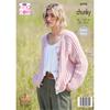 King Cole Pattern 6596 Sweater & Cardigan in Flair Solo