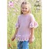 King Cole Pattern 6598 Girls Tops in Flair Solo