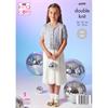 King Cole Pattern 6599 Girls Cardigans in Dazzle DK