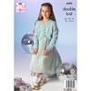 King Cole Pattern 6600 Girls Boleros in Dazzle DK