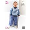 King Cole Pattern 6611 Kids Sweaters in Aran