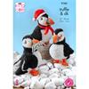 King Cole Pattern 9183 Puffin Toys in Truffle DK