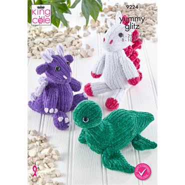 King Cole Pattern 9224 Mythical Creatures in Yummy