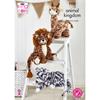 King Cole Pattern 9228 Animal Friends Knitted in Animal Kingdom