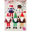 King Cole Pattern 9230 Christmas Gonks in Tinsel & DK