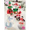 King Cole Pattern 9233 Christmas Orange Covers