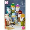 King Cole Pattern 9240 Gonks Nativity Figures