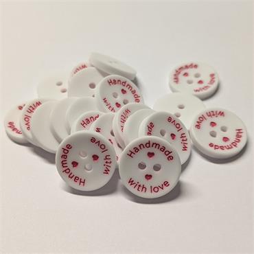 King Cole Handmade with Love Button 18mm