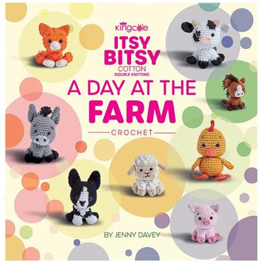 King Cole Itsy Bitsy Crochet Book – A Day at the Farm