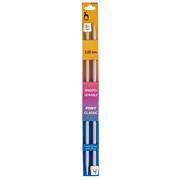 5.5mm aluminium knitting needles, 30cm long