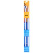 9mm plastic knitting needles, 35cm long