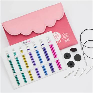 KnitPro Zing Midi Interchangeable Circular Needle Set 13cm / 5"