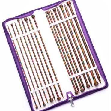Knit Pro Symfonie Single Pointed Needle Set 35cm / 14"