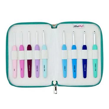 Waves 2.0 Deluxe Single Ended Crochet hook Set - 9 sizes
