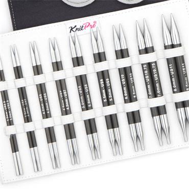 KnitPro Karbonz Deluxe Interchangeable Needle Set 13cm / 5"