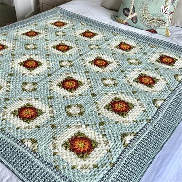 MadebyAnita The Trellis Crochet Blanket Booklet 