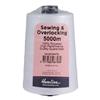 Sewing & Overlocking Thread 5000m White