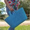 Hooked DIY Crochet Kit - Shopper Sea Blue