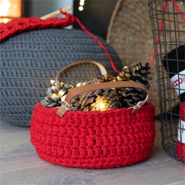 Hooked DIY Crochet Kit Zpagetti Panama Basket