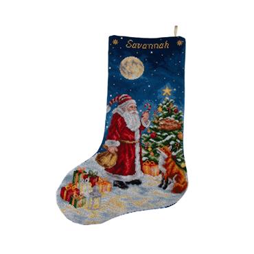 DIY Christmas Stocking Counted Cross Stitch Kit: A Christmas Eve Enounter