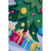 DIY Christmas Stocking Counted Cross Stitch Kit: Christmas Tree Wishes