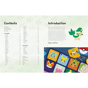Pokemon Crochet Squares Book - Bring Pikachu & Friends to Life with over 30 Cute Granny Squares