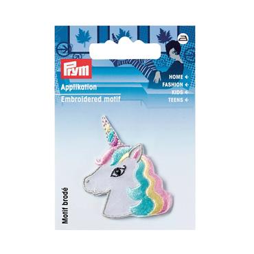 Prym Embroidered Motif - Unicorn 