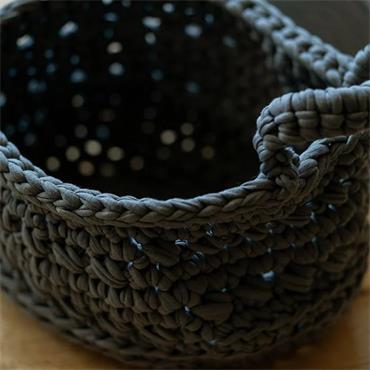 Hooked DIY Crochet Kit Zpagetti Basket Revisto