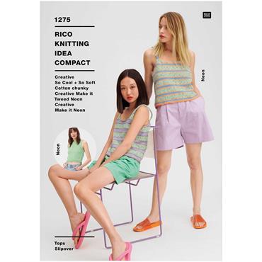 Pattern 1275 Tops and Slipover in Essentials Organic Cotton DK