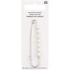 Kilt Pin - Silver with Beads 7.6cm
