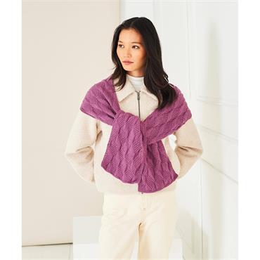 Pattern 10282 Textured Sweater, Top and Scarf in DK