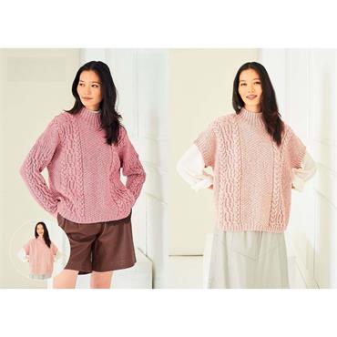 Pattern 10284 Sweater and Tank in DK