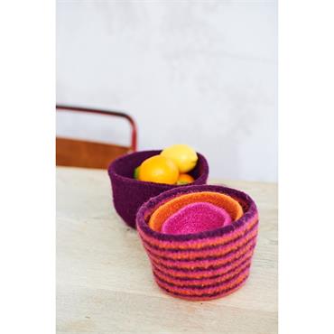 Pattern #10288 Knitted Felted Bowls in Floki